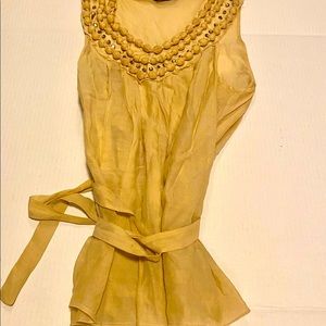 Victoria's Secret sleeveless top with crystal v-neck